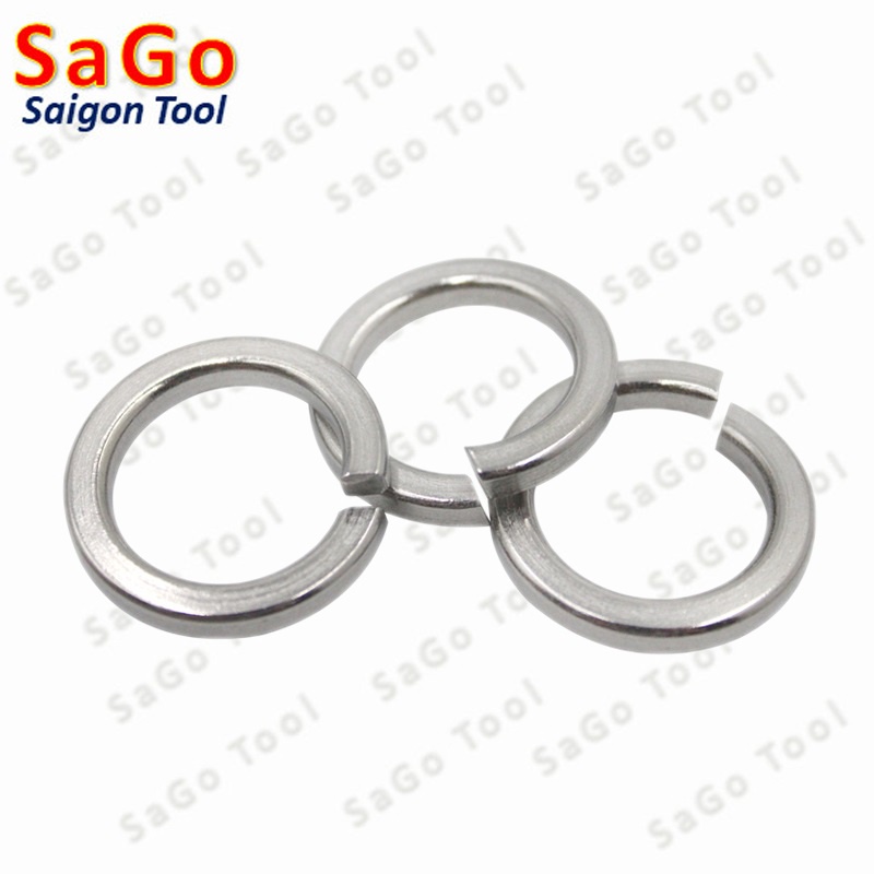 Vòng Đệm Vênh - Long Đền Vênh INOX 304 M3 M4 M5 M6 M8 M10 M12 - Ảnh 5