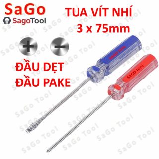 Tua vít nhí 3mm x 75mm – Tô vít mini đầu dẹp hoặc bake – sửa điện tử
