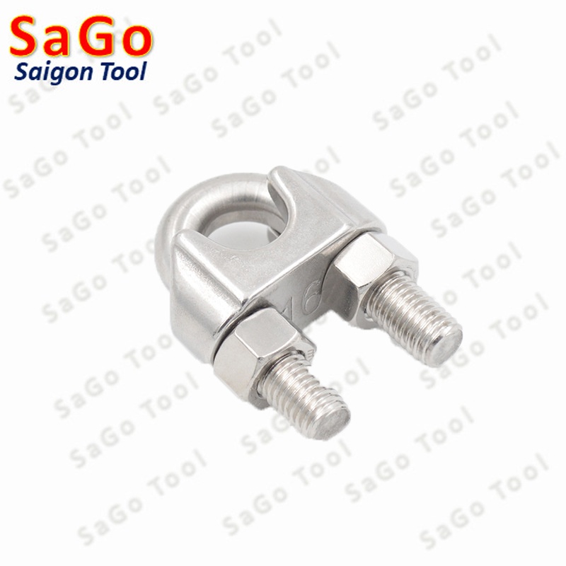Ốc siết cáp inox đủ size giá tốt, khóa cáp inox 304