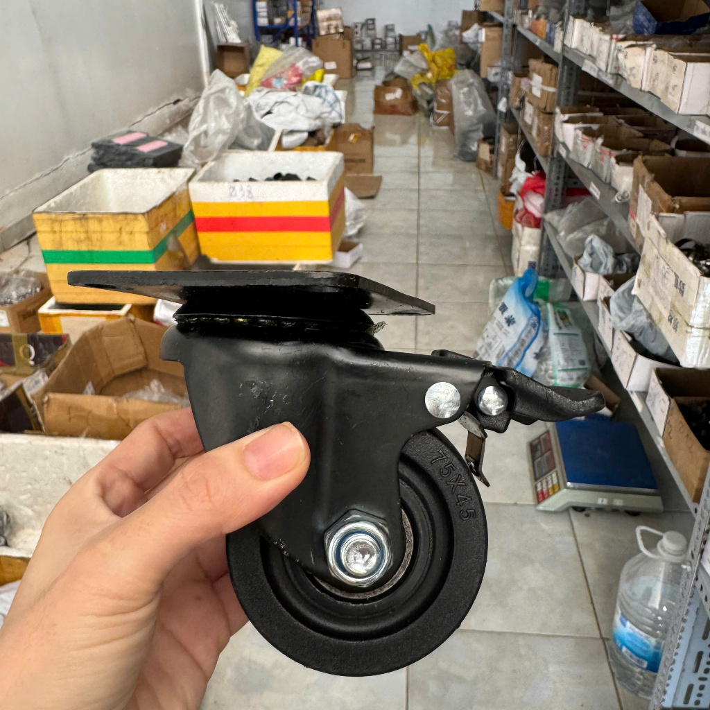 Bánh xe đẩy hàng chịu tải trung, bánh xe công nghiệp tải trung 100-220 kg - Ảnh 3