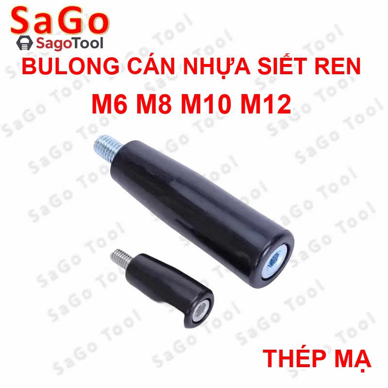 Tay vặn nhanh, bu lông cán nhựa siết ren size M6 M8 M10 - Ảnh 2