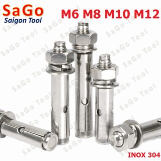 Tắc kê inox, bu lông nở inox 304 đủ size hàng loại 1