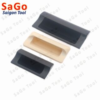 Tay nắm cửa tủ âm bằng nhựa màu đen
