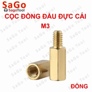 Trụ đồng lục giác M3 đực cái - Trụ đồng M3 dài 5mm đến 50mm