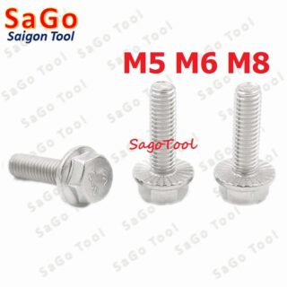 Bulong liền long đền INOX 304 - Ốc inox chống tháo M5 M6 M8