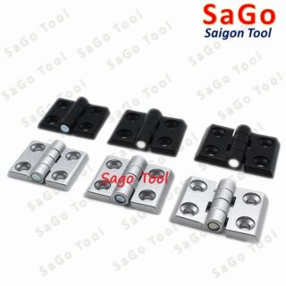 Bản lề tủ điện bản lề cửa cho nhôm định hình kích thước 2020 3030 4040 màu đen và bạc