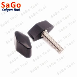 Núm siết ren dạng đầu nhựa chữ T Inox 304 M6M8