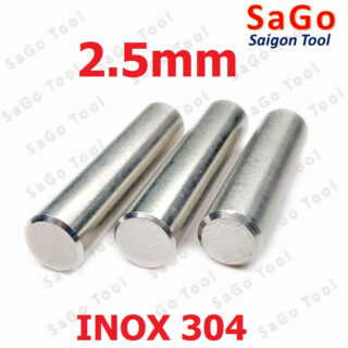 Chốt định vị Inox 304 size 2.5mm đủ chiều dài