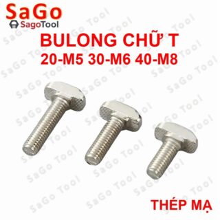 Bulong Chữ T M5 M6 M8 - Ốc T Bắt Nhôm Định Hình 10mm 12mm 16mm 20mm 30mm