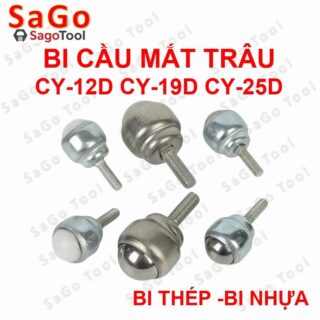 Con Lăn Đa Hướng Có Ren CY-12D, CY-19D, CY-25D Con Lăn Mắt Trâu Có Ren