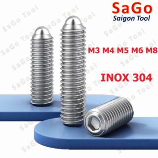Vít trí đầu bi Inox 304 vít trí lục giác chìm M3 M4 M5 M6 M8